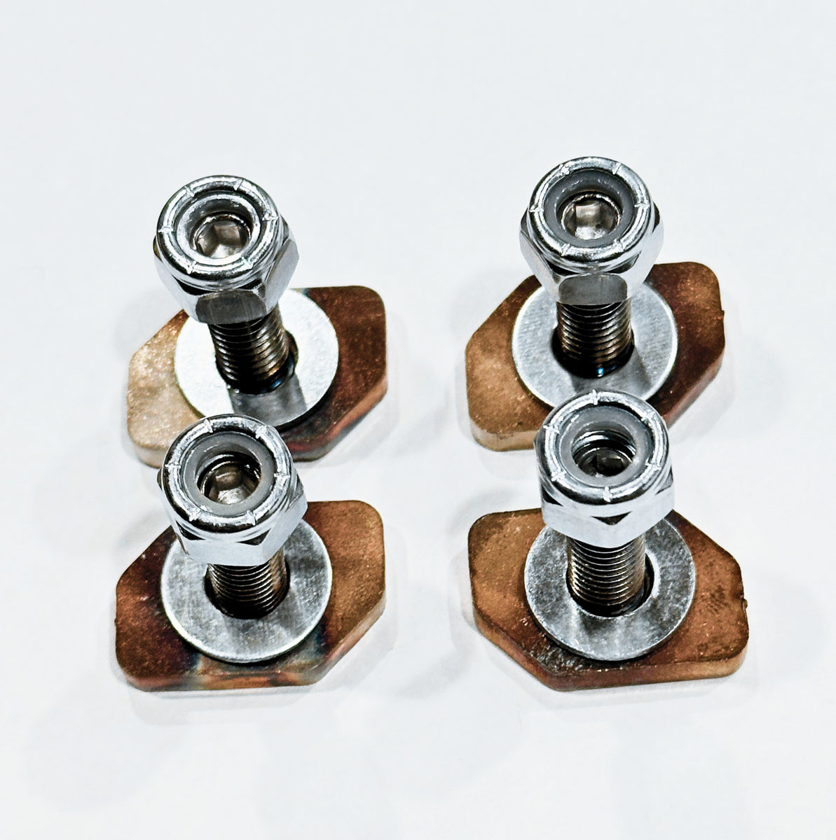 4 pc Mercedes Sprinter NCV3 and VS30 van roof rack rail sliding nut with welded stud.