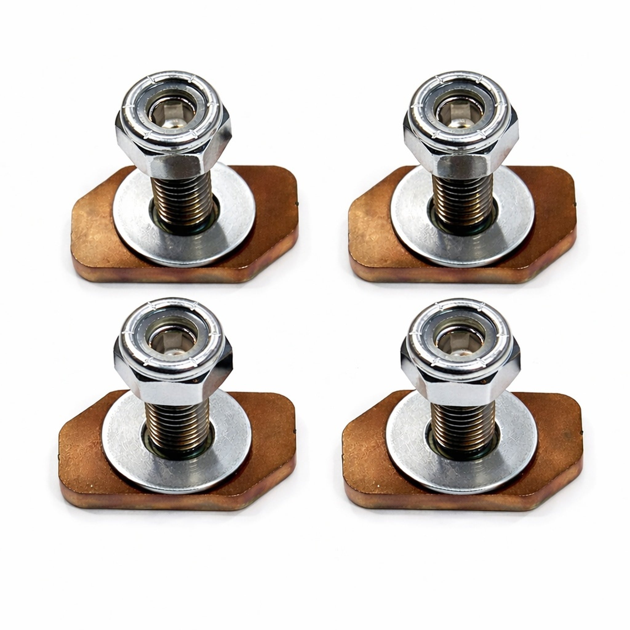 4 pc Mercedes Sprinter NCV3 and VS30 van roof rack rail sliding nut with welded stud.